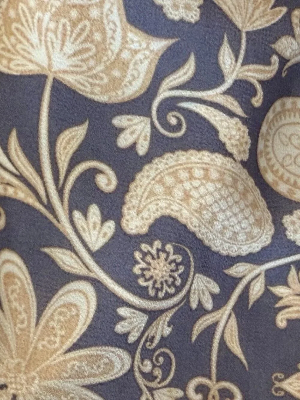 Paisley Floral Babydoll Mini Dress - Picture 3 of 4